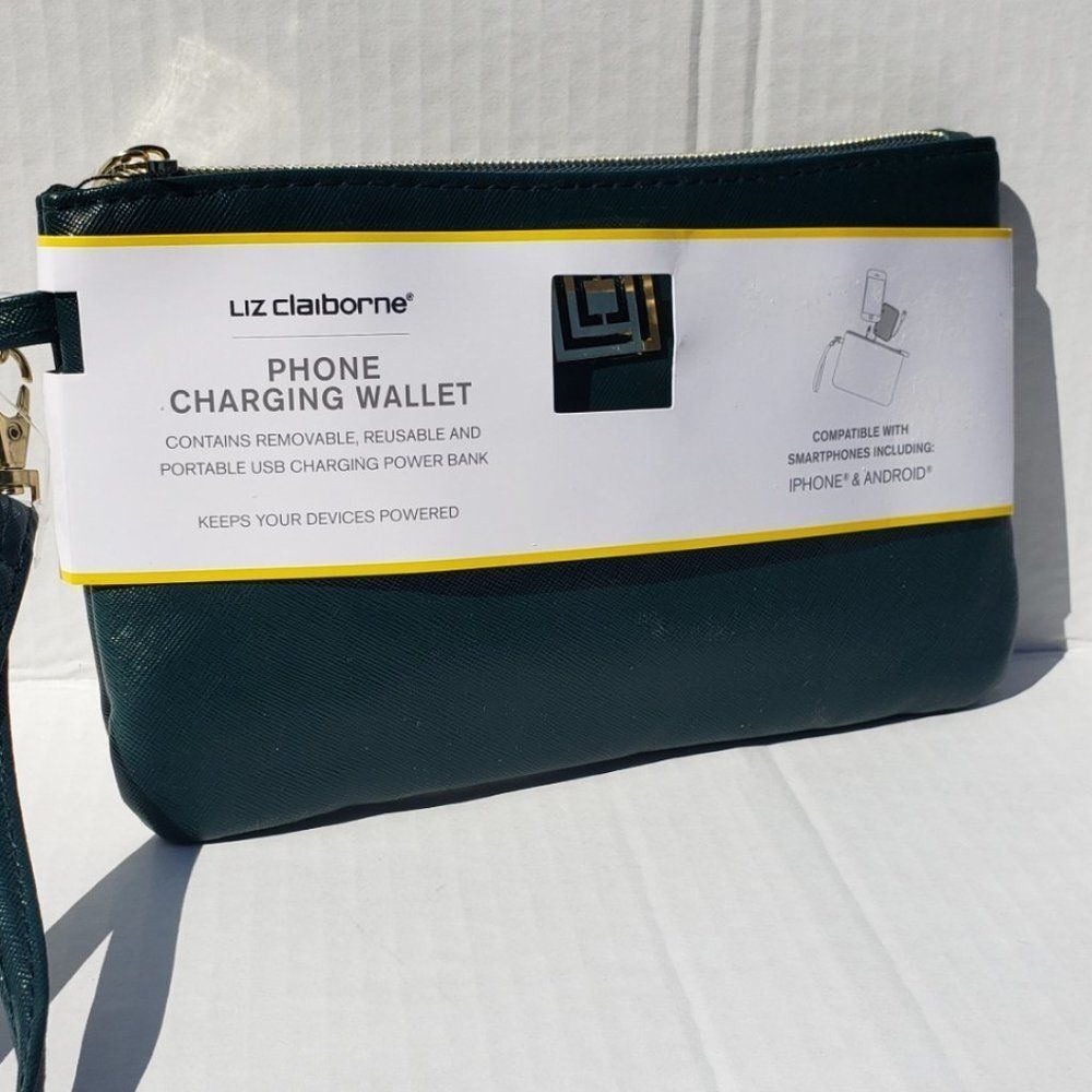 NWT Liz Claiborne Phone Charging Wallet - Picture 10 of 14